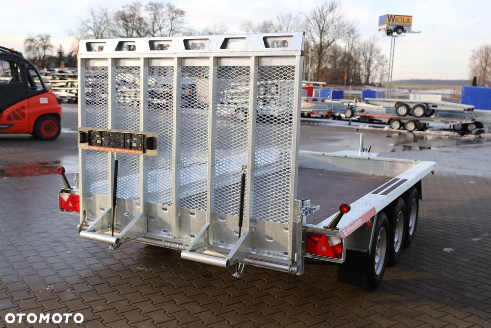 TEMARED /MARTZ BUILDER 3 4018/3 S 3,5T ,Koła 14C, 400x180x30 do przewozu sprzętu budowlanego, TRAP, DMC 3500kg, 3 osie, - 4