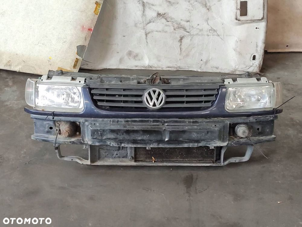 KOMPLETNY PRZÓD MASKA ZDERZAK PAS PRZEDNI POLO III 04-99r LN5Y HB 5D - 5