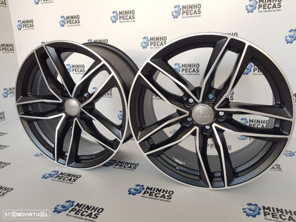 Jantes Audi (RS6) em 18 Matt Black Polish - 2