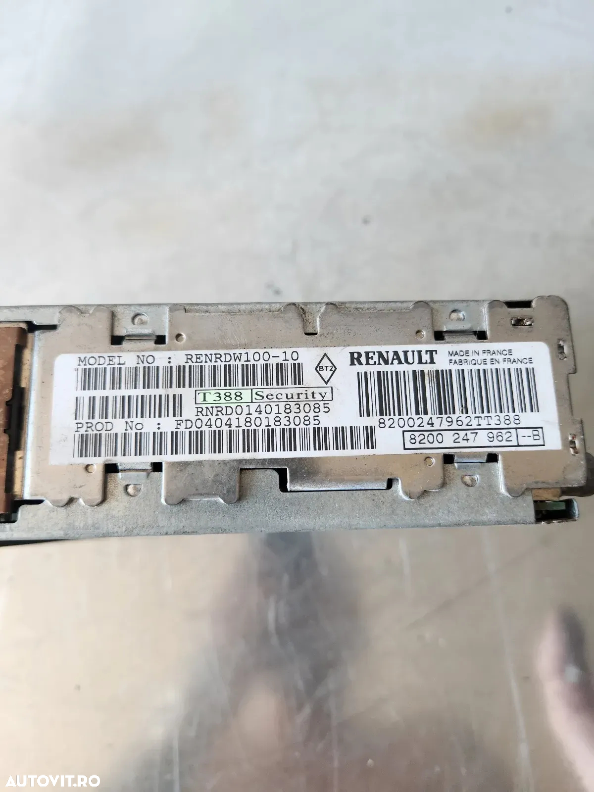 Radio Cd Renault Laguna 2 Cod - 4