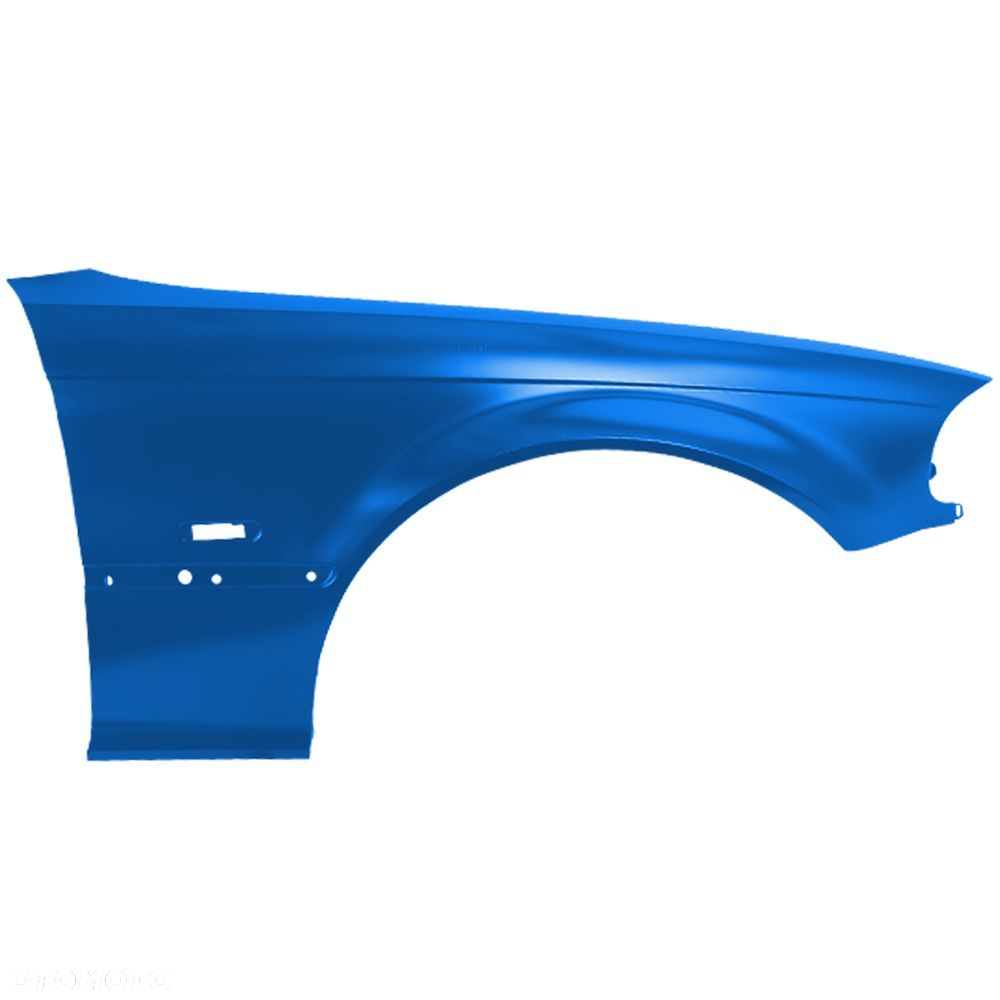 BLU Błotnik BMW 3 E46 Coupe Cabrio 364 prawy niebieski 1999-2003 przód Topaz Blue - 2