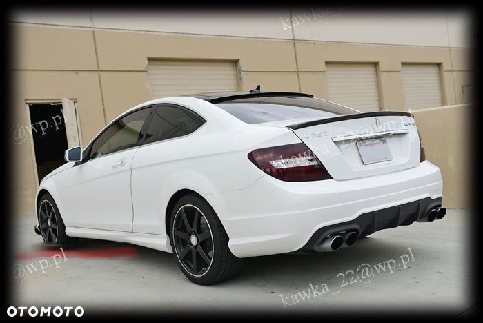 MERCEDES C-KLASA W204 COUPE SPOILER AMG PODKŁAD!!!