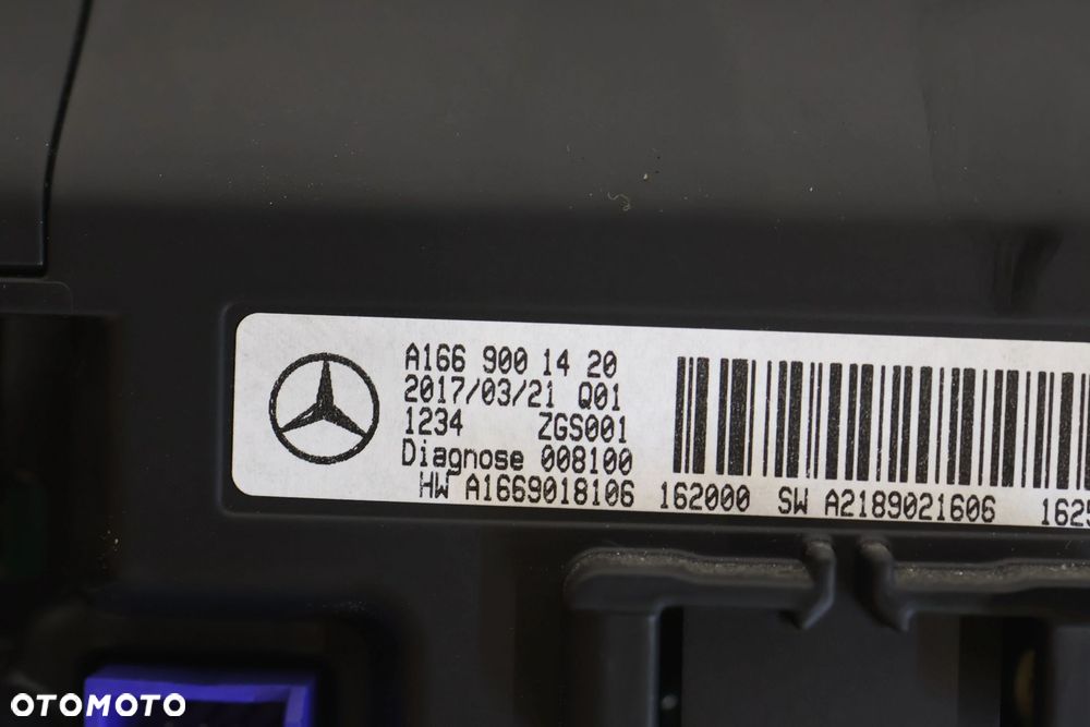 Mercedes CLA W117 wyświetlacz A1669001420 - 2