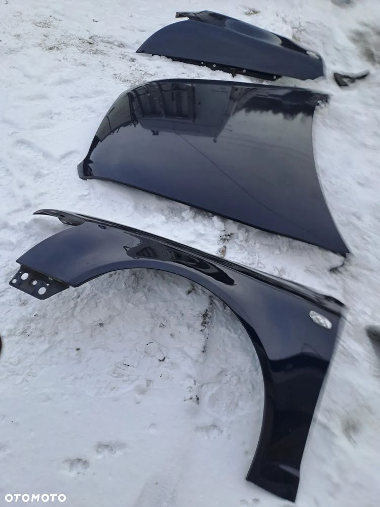 Audi A6 C6 zderzak przedni pod Xenon lampy błotniki drzwi maska kod lakieru LZ5D i inne - 15