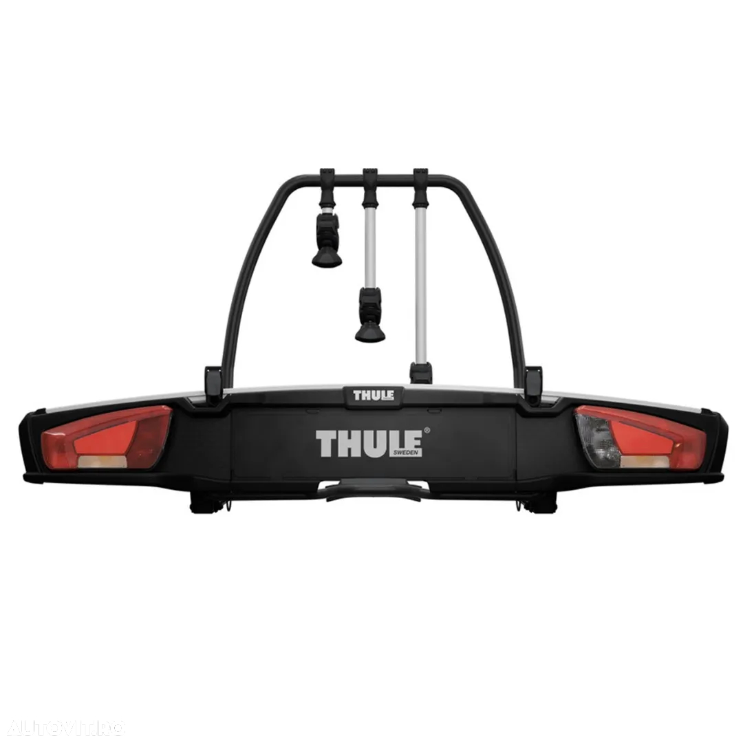 Suport 3(4) biciclete Thule VeloSpace 939 XT3 cu prindere pe carligul de remorcare (13pini)+Adaptor 9381 pentru biciclete Thule VeloSpace XT pentru cea de-a 4 bicicleta,Nou_cu Factura & Garantie,PRET BF - 5