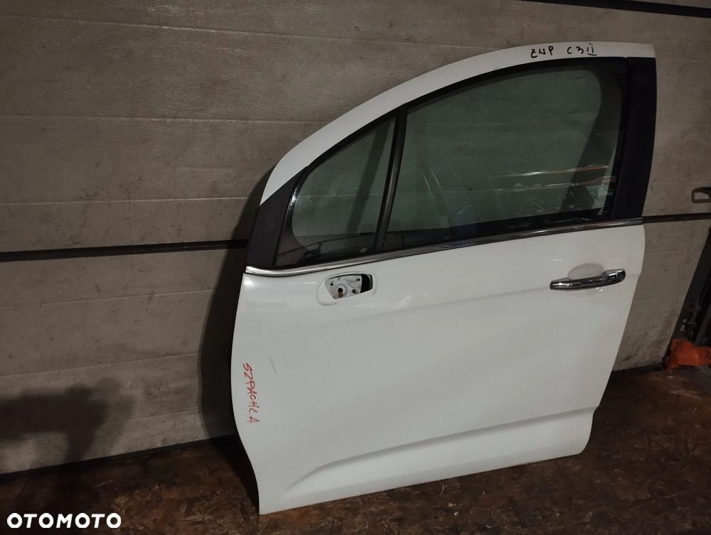 DRZWI PRZÓD LEWE KOMPLETNE CITROEN C3 II 2010- ROK KOD LAKIERU: EWP - 6