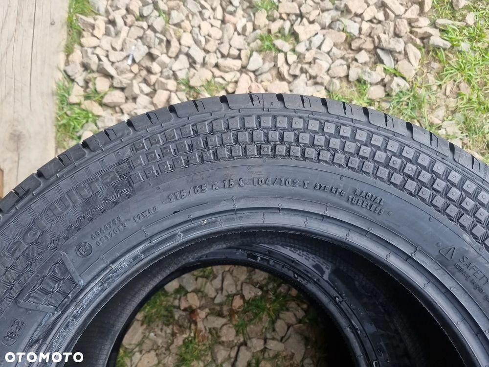 Opony Continental VANCONTACT ULTRA 215/65R15C 104/102T 2022r 2x8mm jak nowe - 9