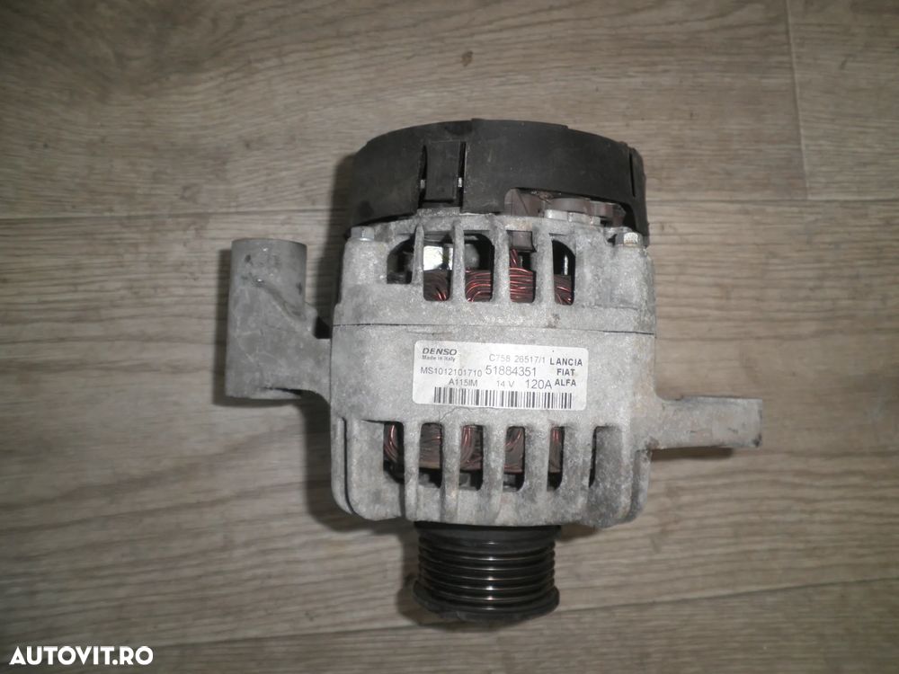 Alternator Fiat Tipo, 500, Alfa Romeo Giulietta, 1.6 2.0 JTDM 51884351 - 1