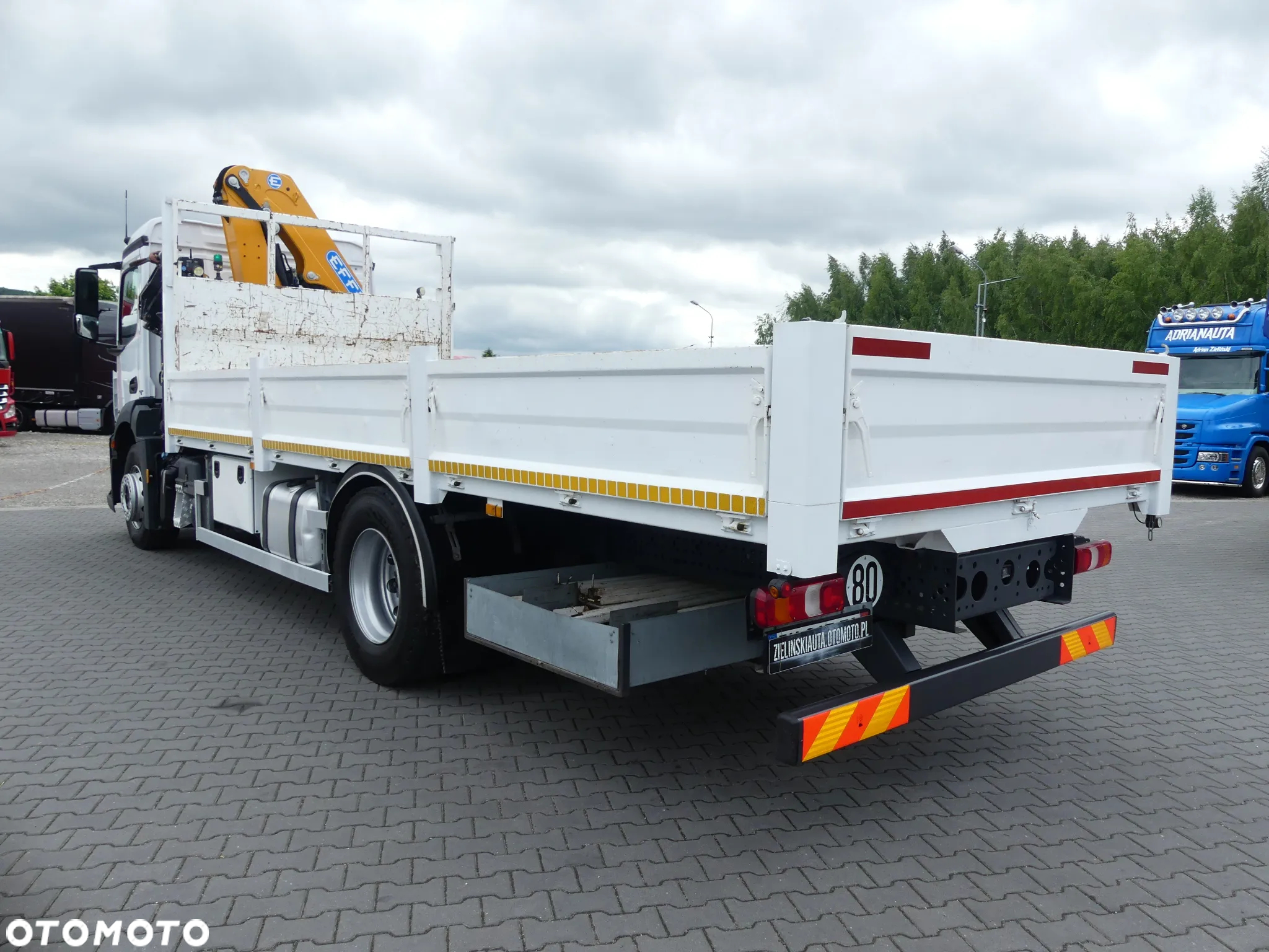 Mercedes-Benz ANTOS 1827 / HDS EFFER 165  18.65m / PILOT / EURO 6 / - 8