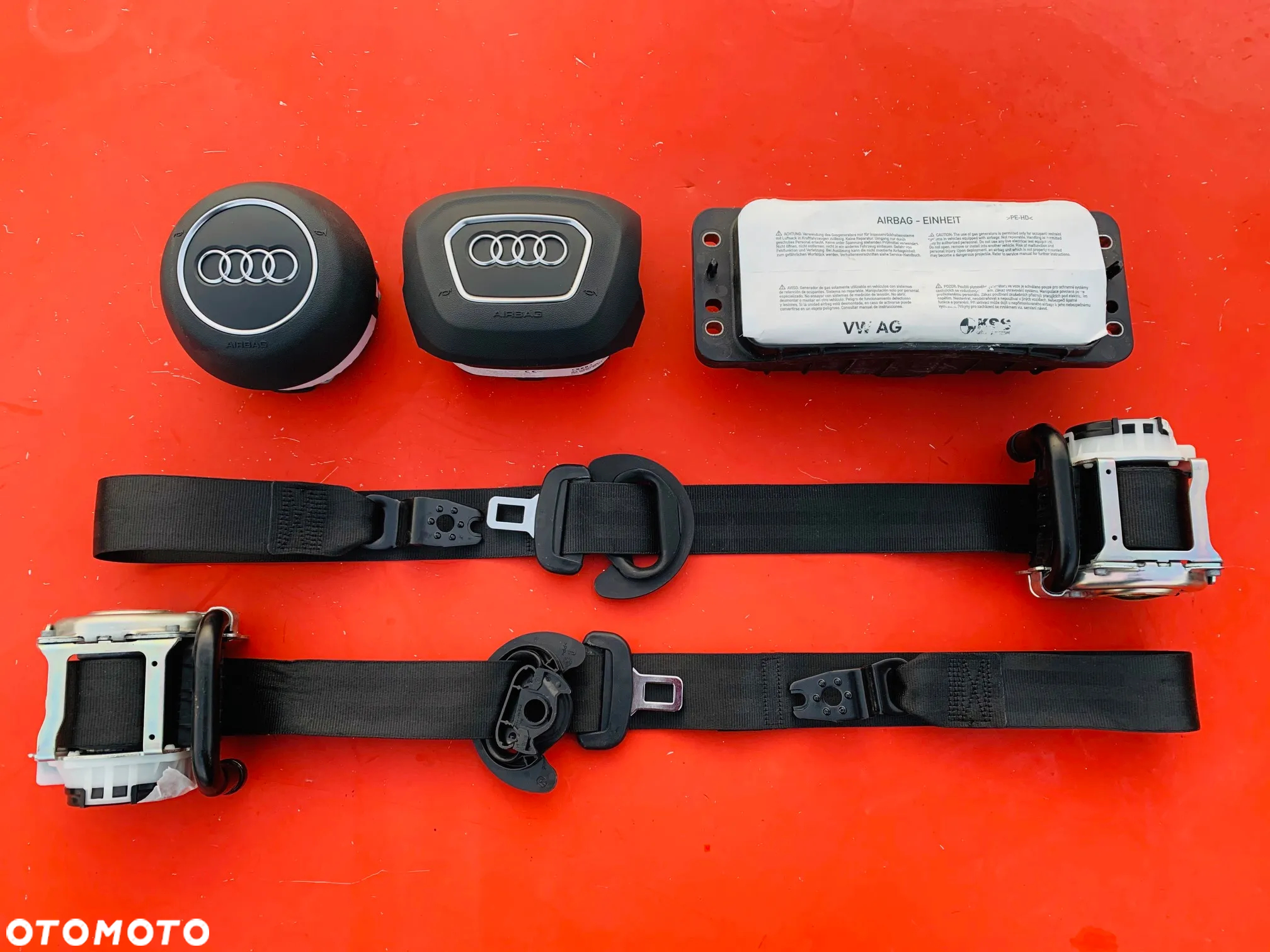 AUDI A1 82A A3 S3 RS3 S-LINE 8Y AIRBAG AIR BAG SRS PODUSZKA POWIETRZNA KIEROWCY demontaż oryginał OKAZJA SPRAWDŹ Raz2 !!! - 8