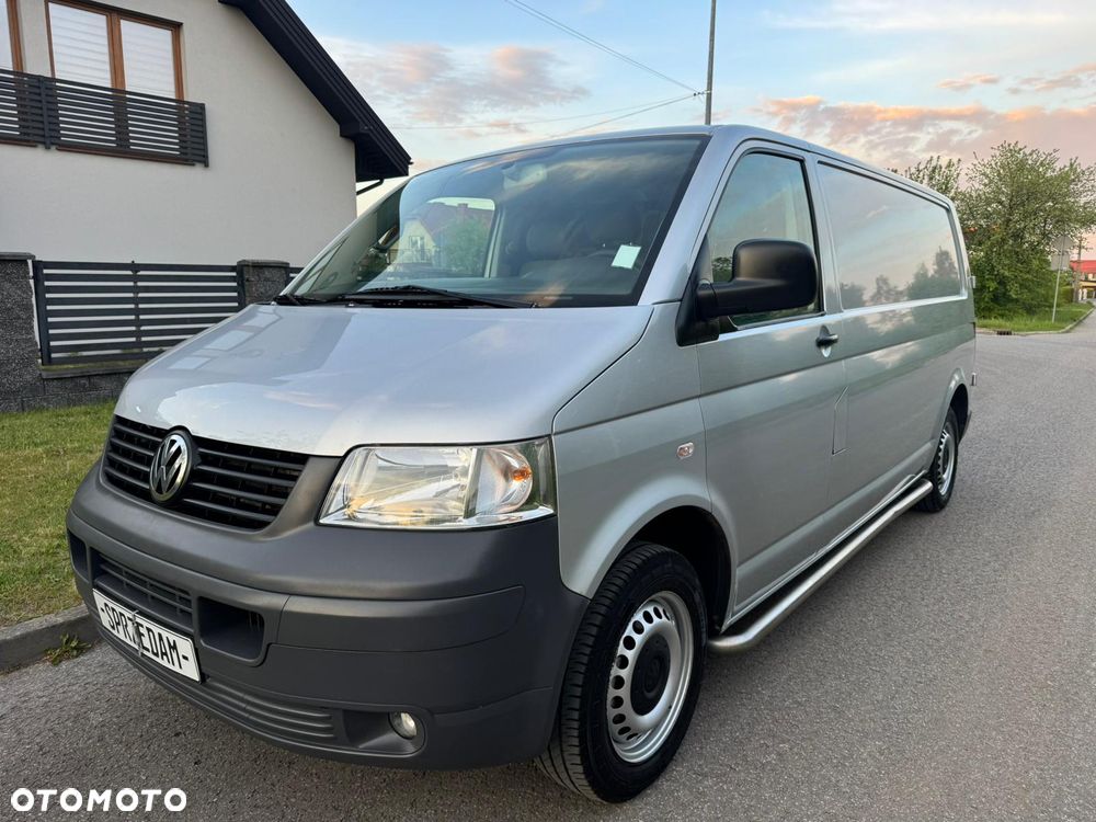 Volkswagen TRANSPORTER L2H1 Długi Klima Tempomat Furgon 3os. Rury Pdc Hak Serwis - 1
