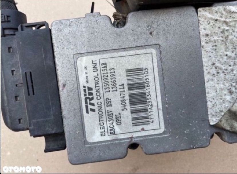 13663913 pompa sterownik abs opel vectra c signum - 3