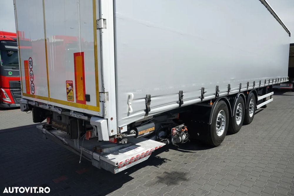 Fruehauf CORTINĂ / AXĂ DE RIDICAT / DHOLLANDIA LIFT 2.000 KG / PODEA REZISTENTĂ / - 12