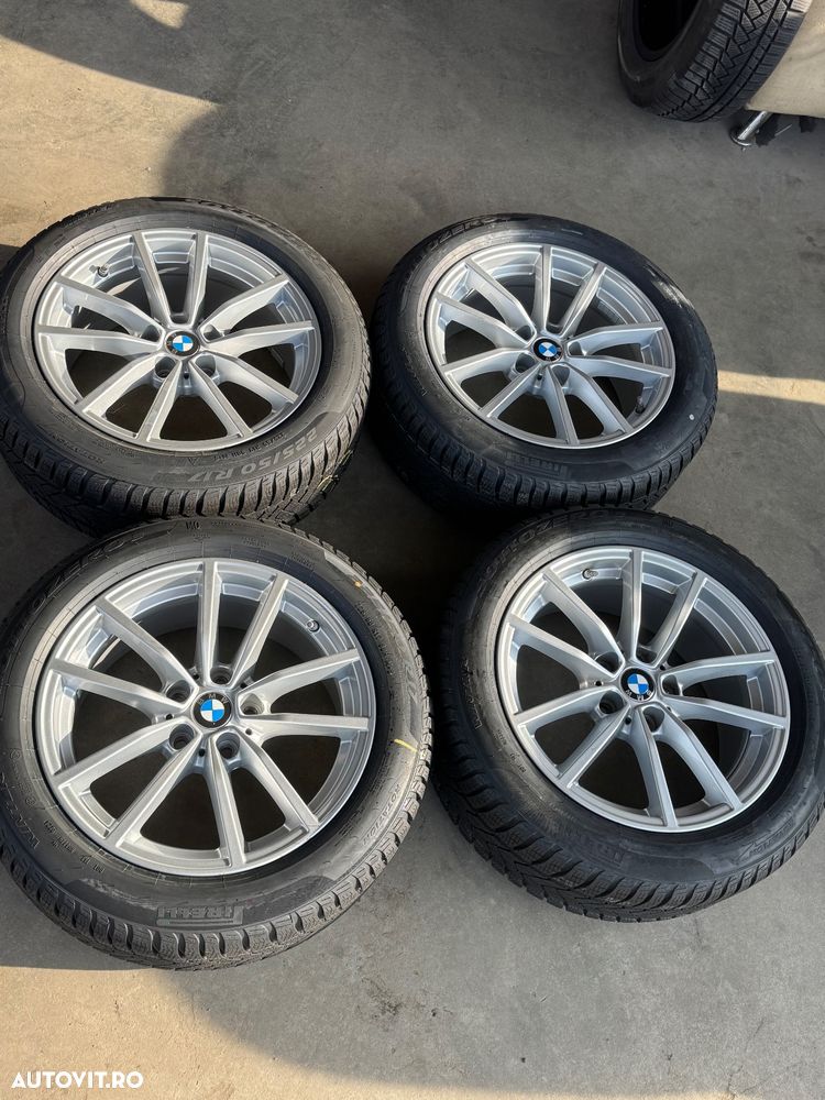 Vând jante originale BMW G20-21 pe 17” cu anvelope Pirelli noi de iarnă - 1
