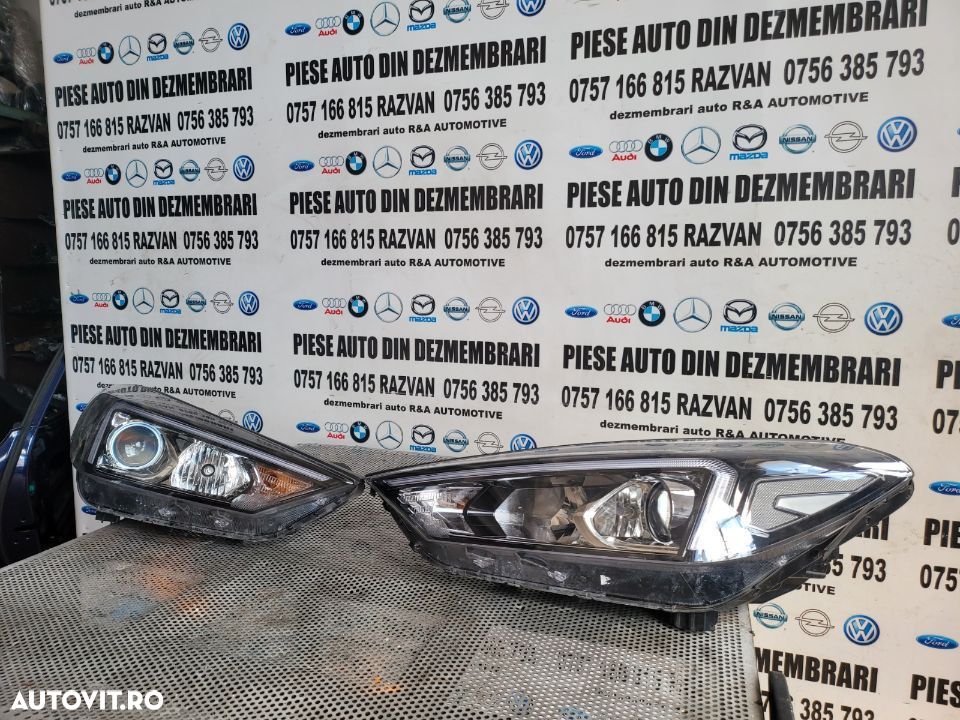 Faruri Far Stanga Dreapta Hyundai Tucson An 2015-2020 Facelift H7+LED Originale Absolut Intacte - 2