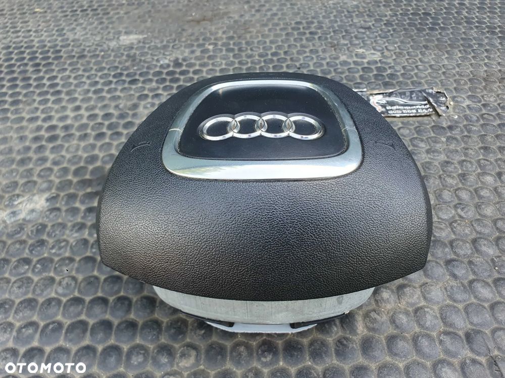 Kierownica Trzy 3 Ramienna Czarna Pikowana Skóra Air Bag Poduszka Wtyczka AUDI A4 B6 B7 - 34
