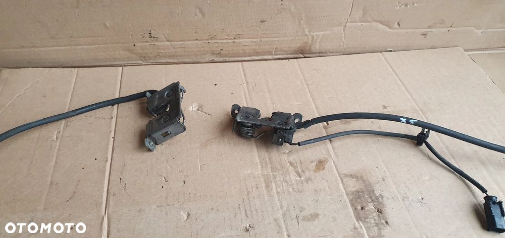 Zamek rygiel maski przód prawy lewy komplet linka BMW X5 E70 7164456 - 5