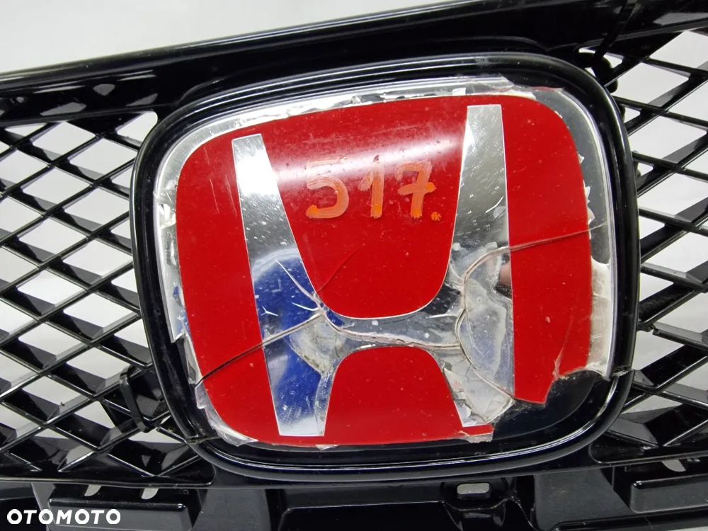 HONDA CIVIC IX 9 LIFT 15- TYPE R , ATRAPA PRZEDNIA PRZÓD / GRILL + ZAMEK DO OTWIERANIA MASKI , NR 71121-TV0-E512-M1 , NR AUKCJI NG517 - 6
