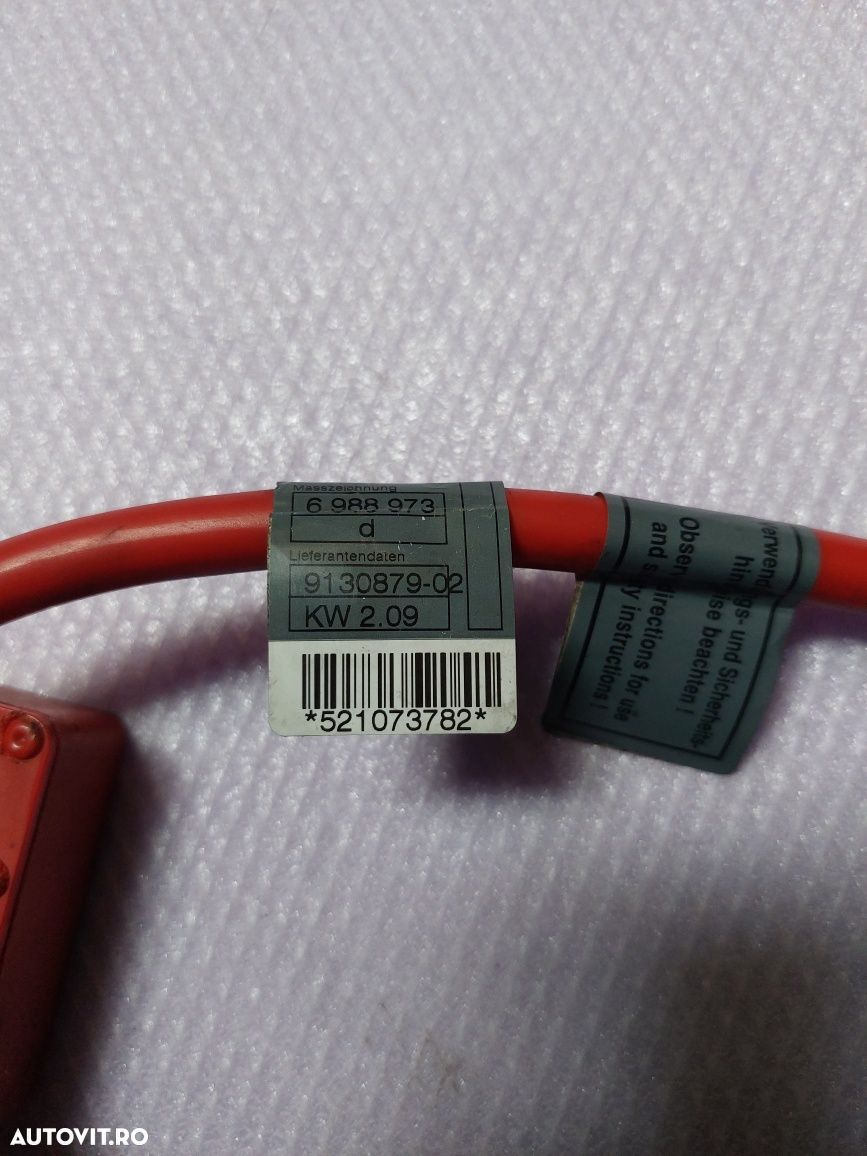 Borna baterie plus cu capsa BMW E81 E87 Cod 9130879 - 2