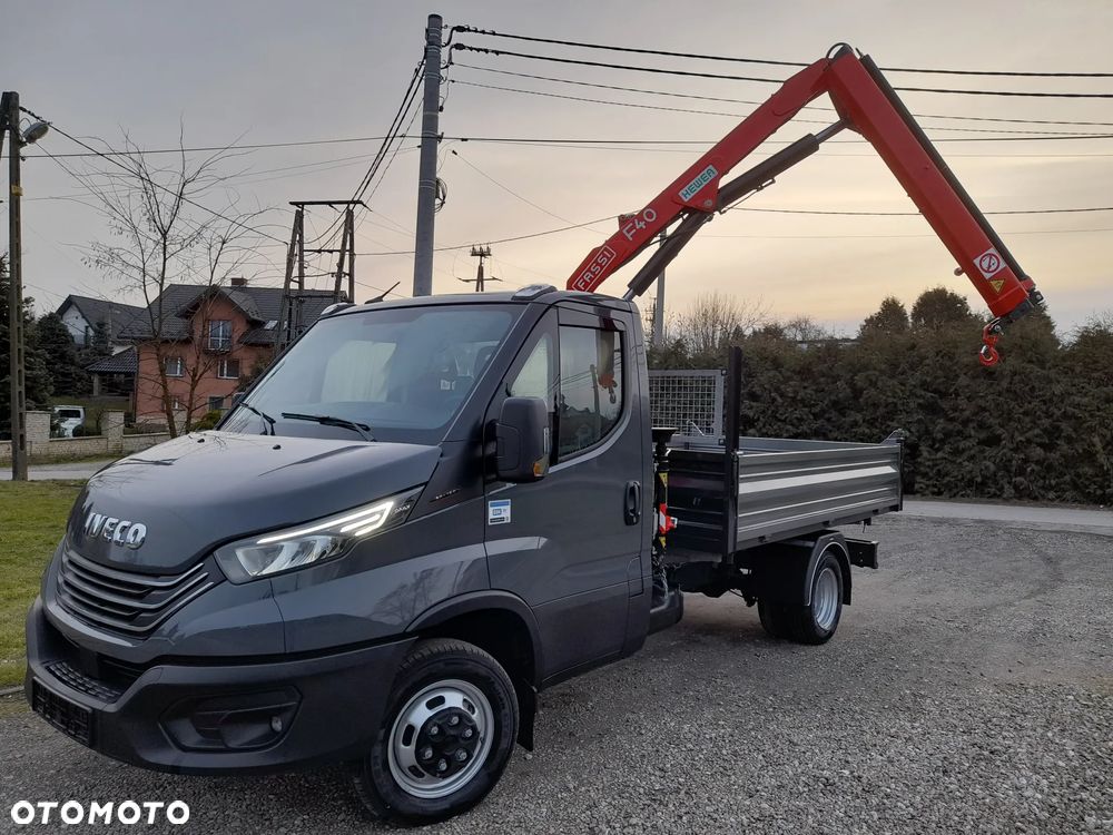 Iveco 50c16 50c18 dmc 3,5t silnik 3.0 HDS dzwig żuraw FASSI f40 WYWROTKA kiper skrzynia - NOWY- Polski salon - 6