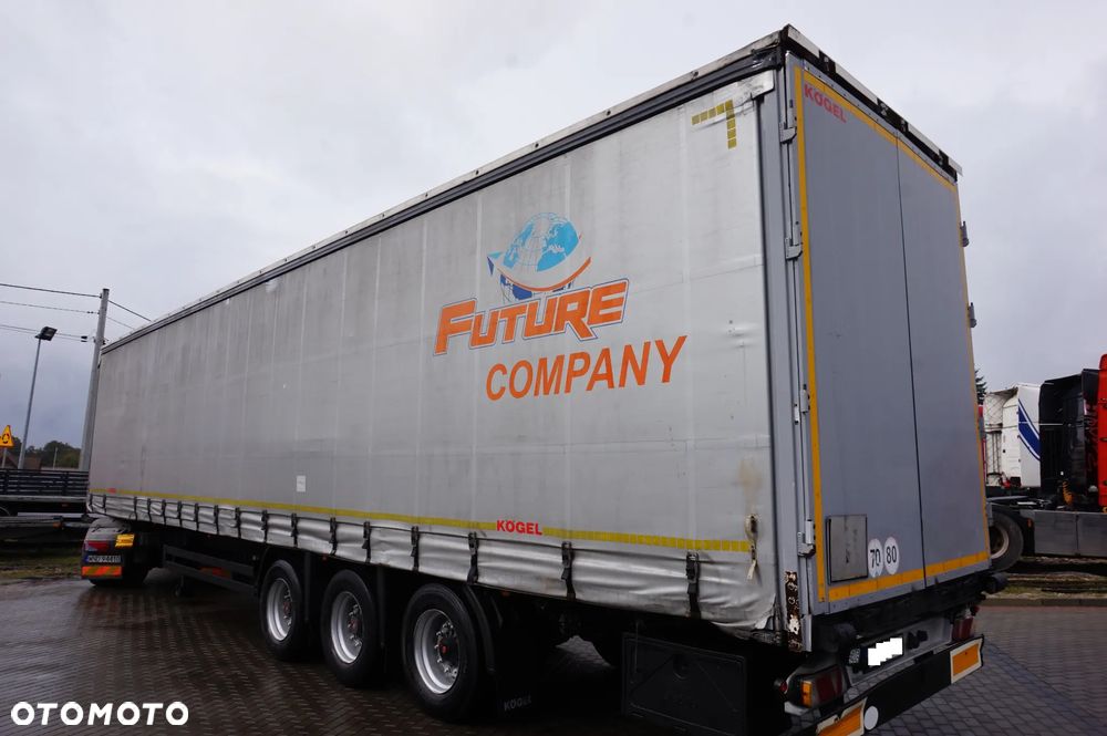 Kögel S24 VARIOS PÓŁMEGA Naczepa Ciężąrowa, Osie Saf – Bęben, Podnoszona Oś, 2016 rok - 18