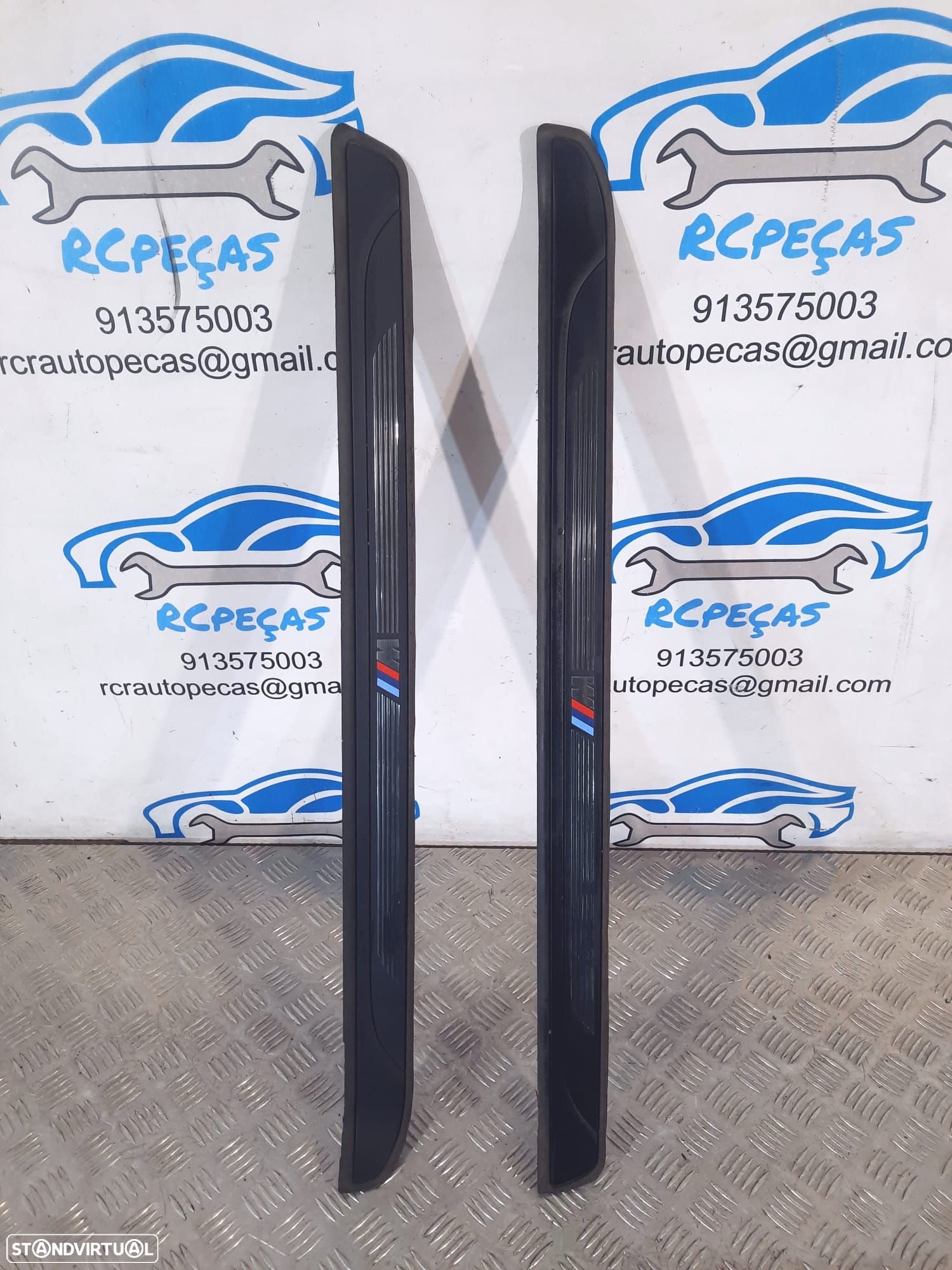 SOLEIRA SOLEIRAS BMW SERIE 1 E81 E82 PACK M 514780452919 51478045291 80452919 8045291 PROTEÇÃO PLACA PLACAS PÉ PORTA FRENTE FRONTAL - 1