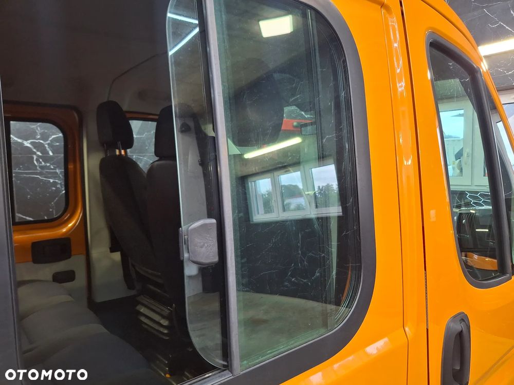 Citroën Jumper Ducato Doka Dubel Kabina Brygadówka Skrzynia Pomarańczowy Służba Drogowa Służba Autostradowa Plandeka Kamera Cofania Hak Webasto Klimatyzacja Niski Przebieg 99 Tyś Km 7 Osób - 20