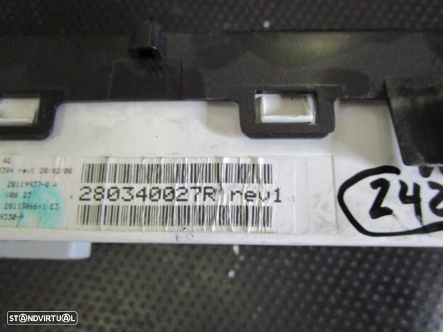 Display Relogio 280340027R RENAULT LAGUNA 2008 - 5