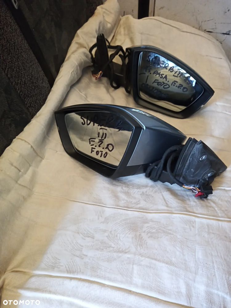 Lusterko Skoda Superb 3 lewe prawe Różne Funkcje - 7