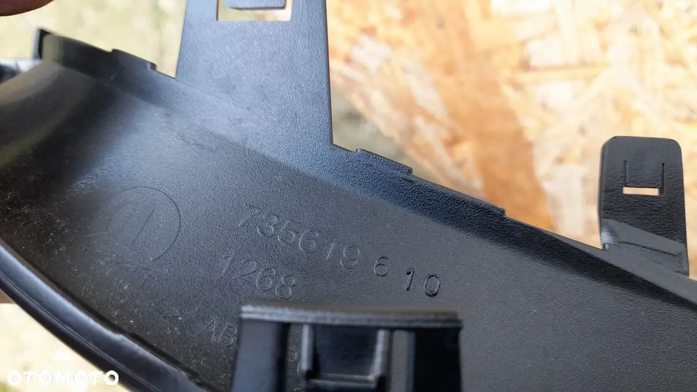 FIAT 500 SPORT LIFT LISTWA RAMKA KRATKI ZDERZAKA PRZÓD 735619610 - 9