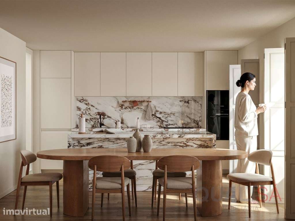 Apartamento T1 em prédio novo no centro histórico de Braga - em fas... - Grande imagem: 4/13