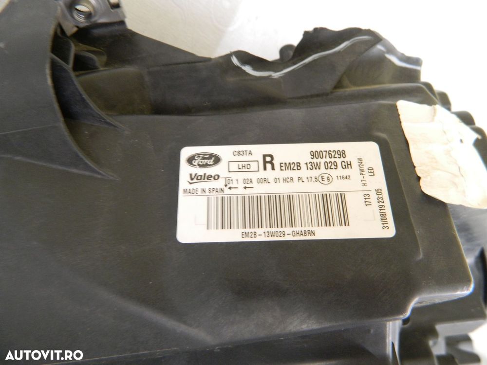 Far dreapta Ford S-Max Halogen LED cu lupa,  2015, 2016, 2017, 2018, 2019, cod origine EM2B-13W029-GH. - 6