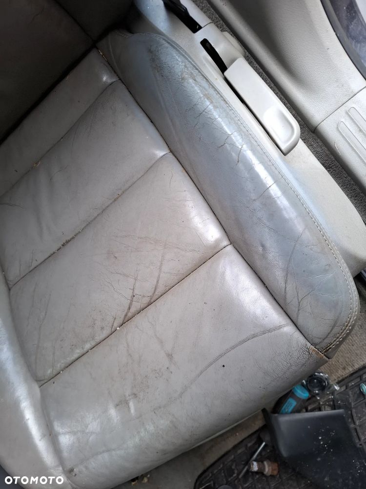 FOTEL LEWY SKORA AUDI A6 C6 SLASK WYSYLKA VAT - 2