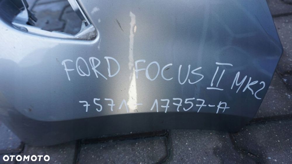 ZDERZAK PRZÓD PRZEDNI FORD FOCUS II MK2 PRZED LIFT SREBRNY - 2