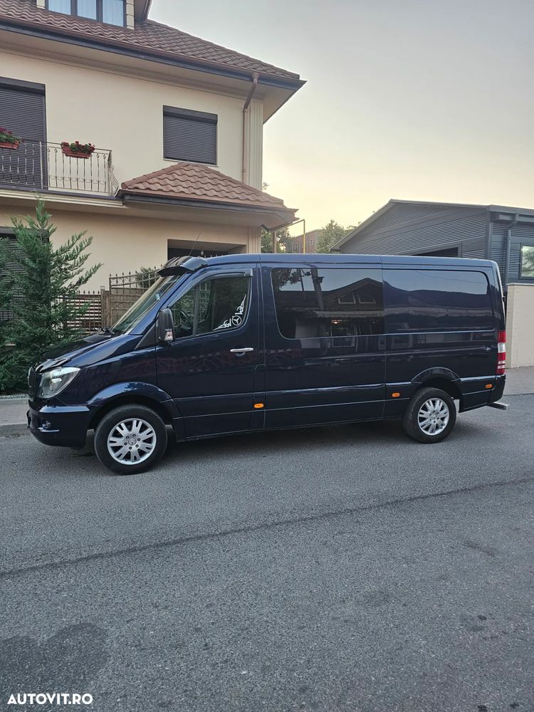 Mercedes-Benz Sprinter 319 V6 doka mixt 5 locuri full duba furgon - 10