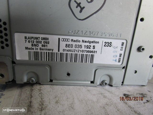 Radios 8E0035192S AUDI A4 2007 BLAUPUNKT CAR 2139 - 4