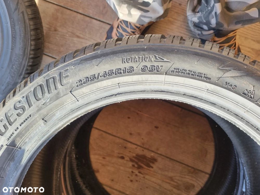 Opony Bridgestone Blizzak LM005 235/45R18 98V,XL 2022r.4x8mm jak nowe - 12