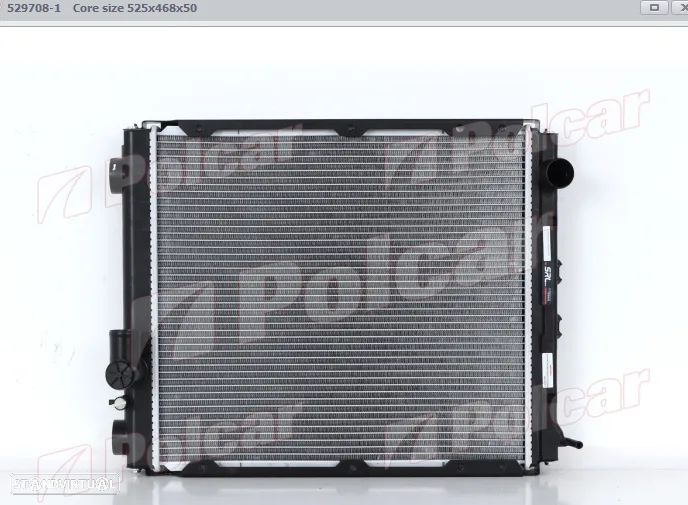 Radiador refrigeração do motor Mitsubishi Canter Fuso 3.0 2011- ME418717 ME418719 - 1