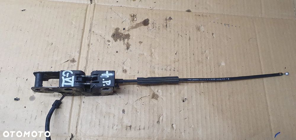 Zamek rygiel maski przód VW Golf VI 6 Plus 5M1823509 - 7