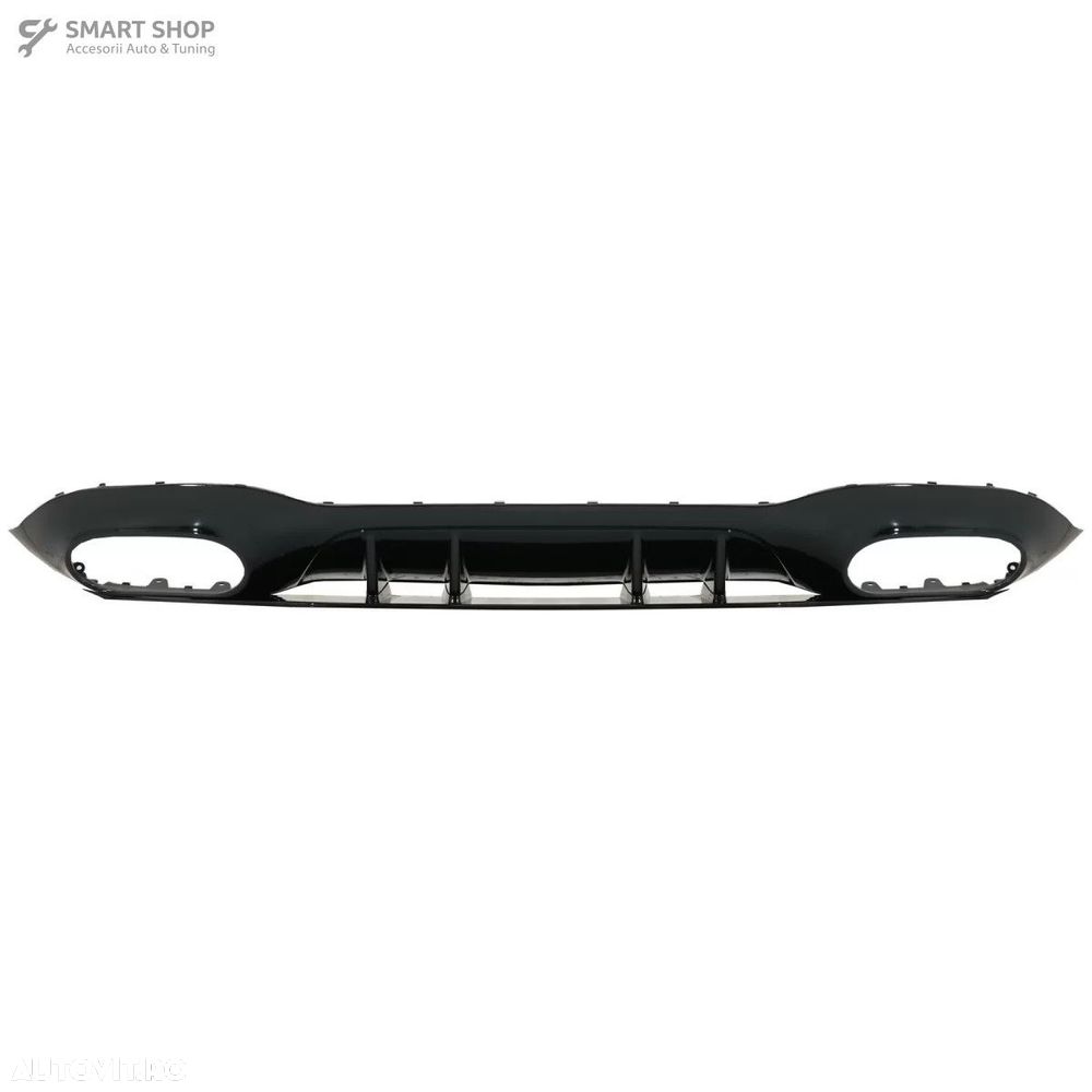 Difuzor Bara Spate Mercedes A-Class V177 Sedan (2018-up) Evacuari Negr - 2