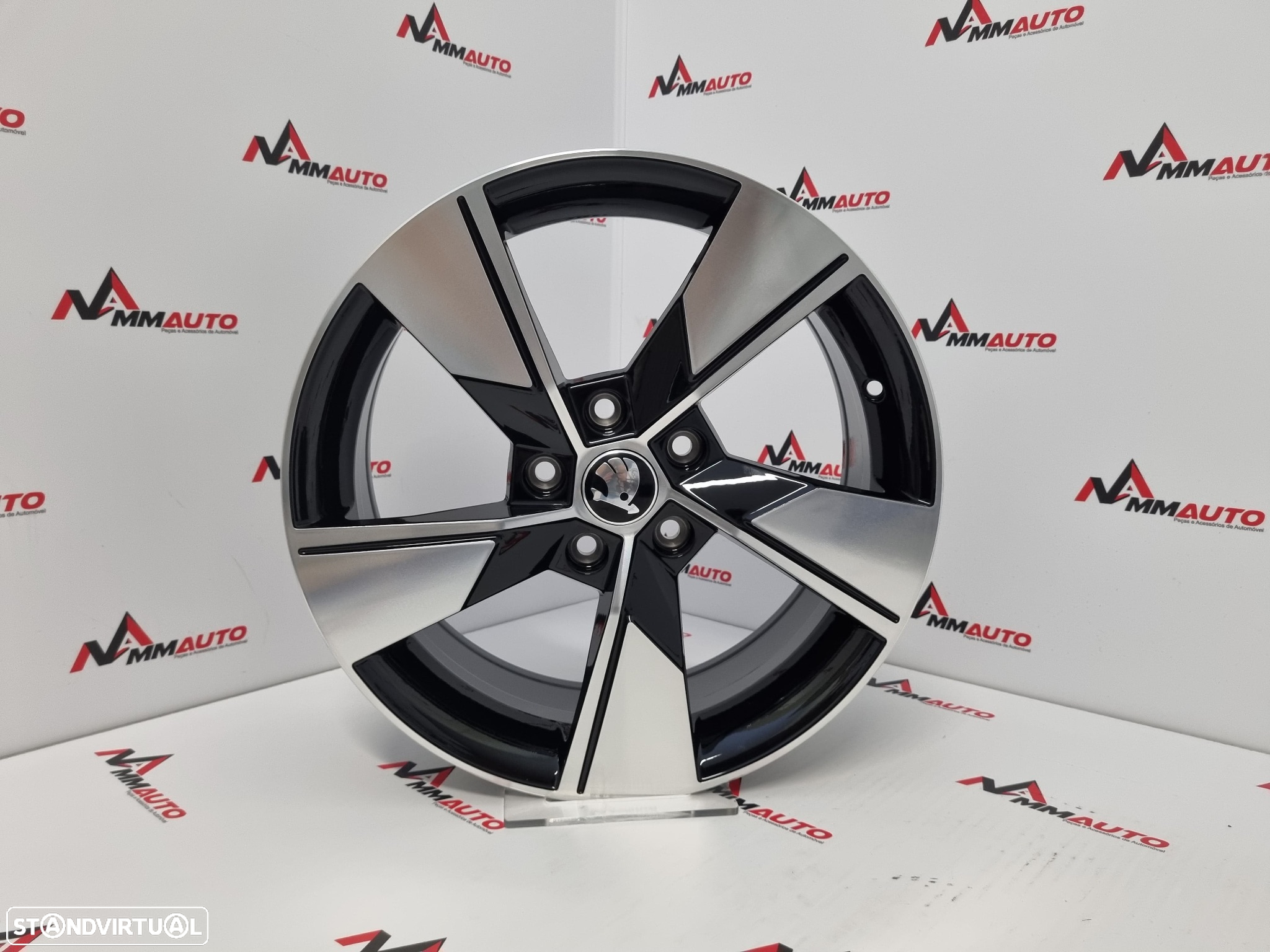 Jantes Look Skoda Octavia Preto Polido 17 - 4