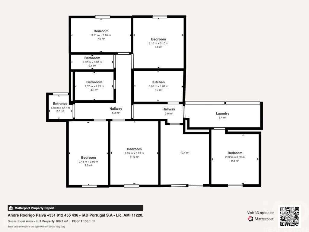 Apartamento T6 em Paranhos de 105 m2 - Grande imagem: 2/13