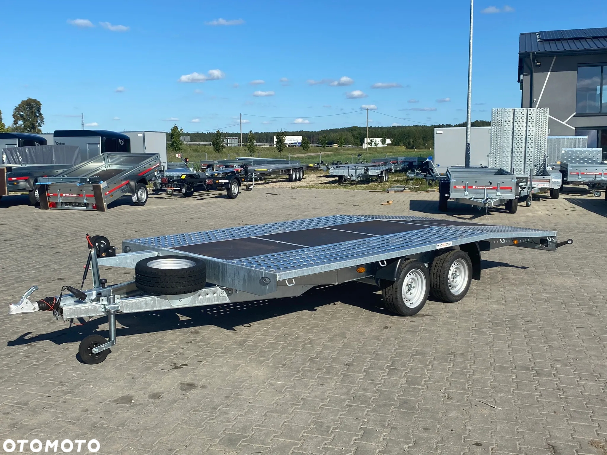 Niewiadów JUPITER DOSTAWA Przyczepa 450x210 Laweta ścięta z tyłu DMC2700 Sklejka - 2