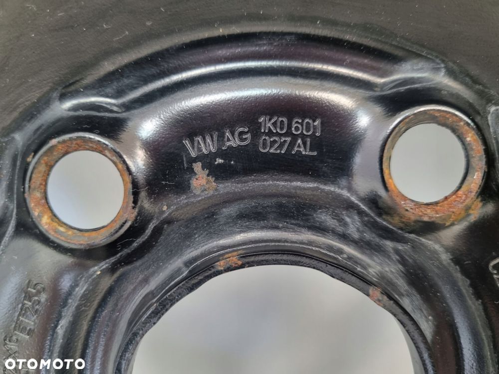 KOŁO DOJAZDOWE Audi Seat Vw Golf VI 125/70 R16 1K0601027AL 5x112 dojazdówka - 5