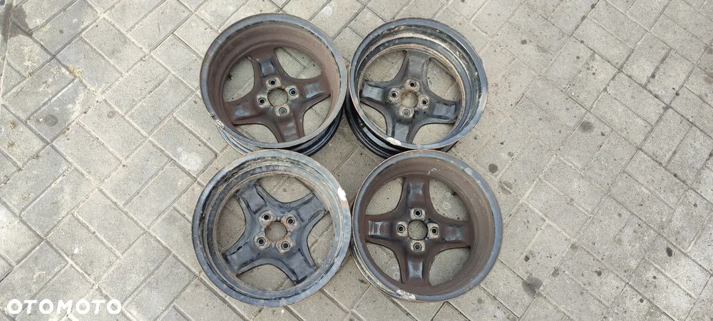 FELGI 4x100 6Jx15 CALI ET50 OPEL CORSA KARL ADAM STRUKTURALNE KOMPLET - 8