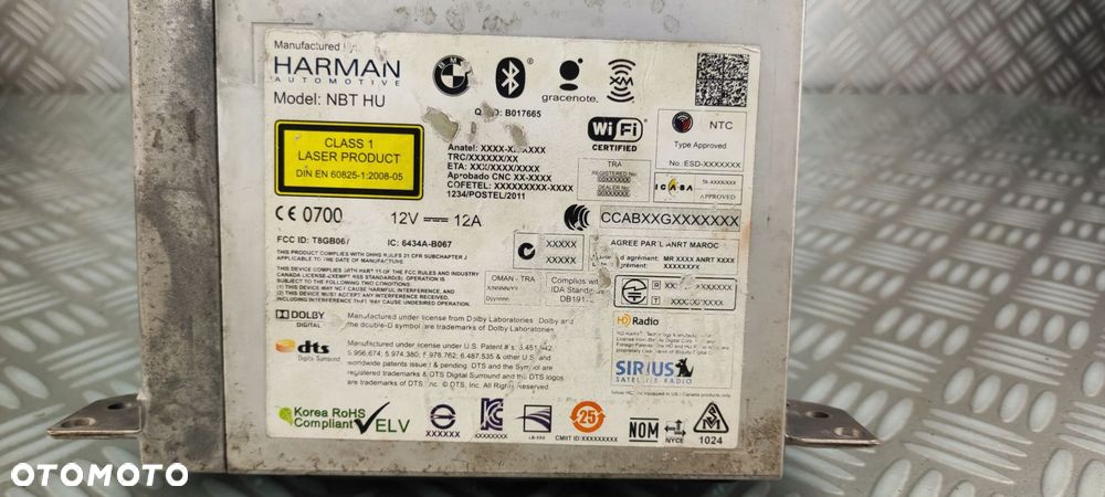 CI931874601 NBT HU radio fabryczne nawigacja BMW F01 F10 F15 F20 F25 F30 - 7