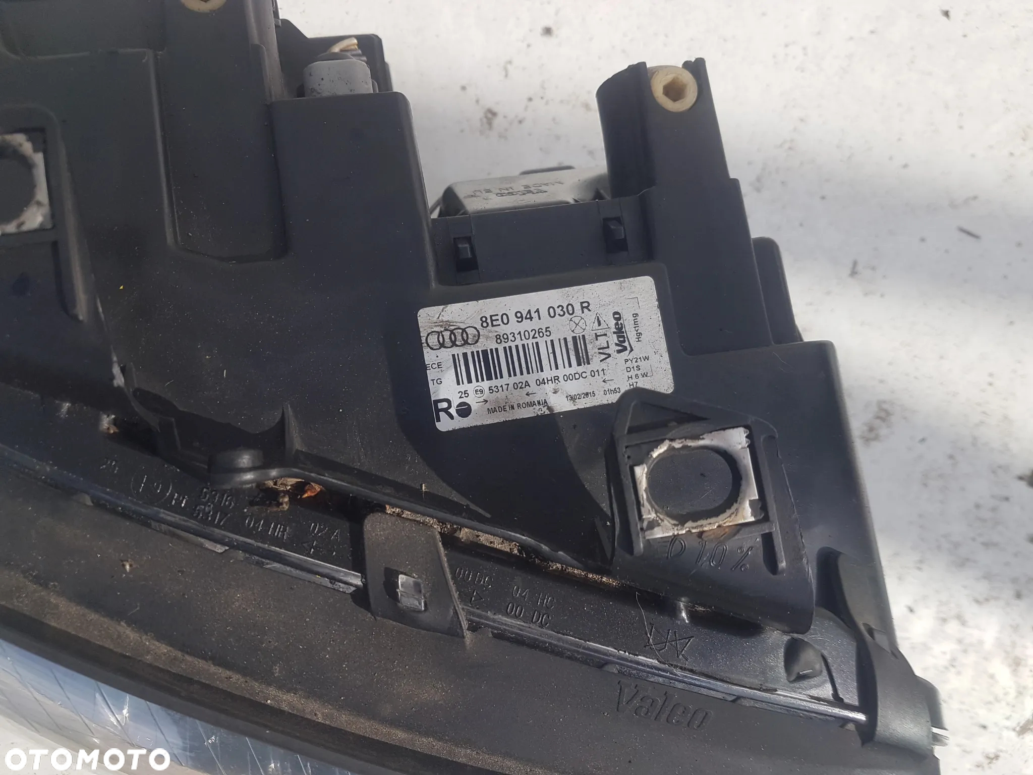 Lampa przód przednia LEWA Audi A4 B6 8E xenon - 5