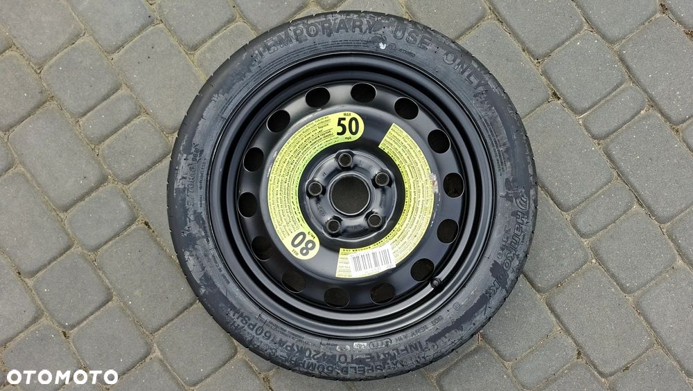 Koło Dojazdowe 16 Audi A3 8P VW Golf VI VII 5x112 ET 25.5 125/70 R16 1K0601027AQ - 1