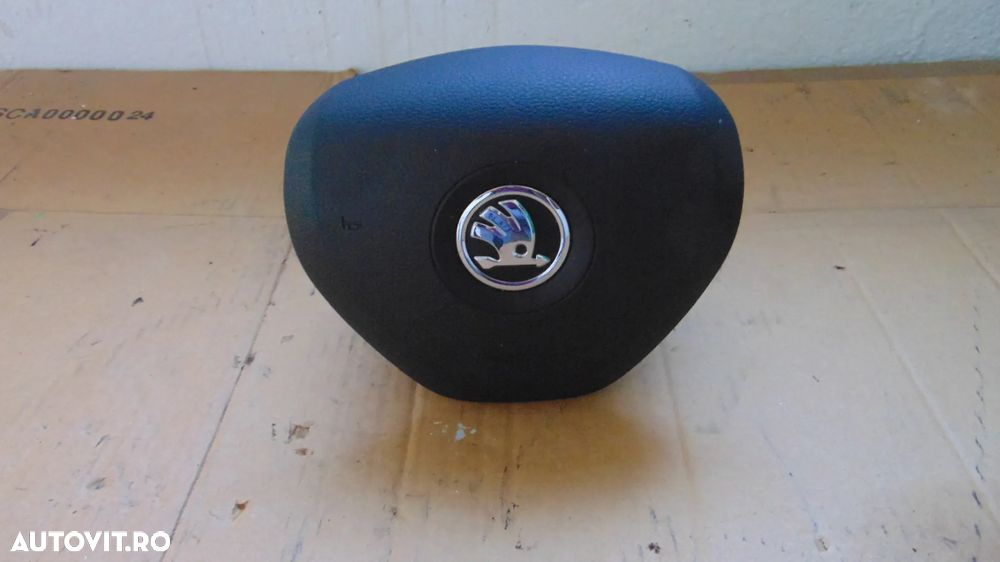 Airbag volan Skoda Octavia 3 an 2014 cod 5E0880201 - 3