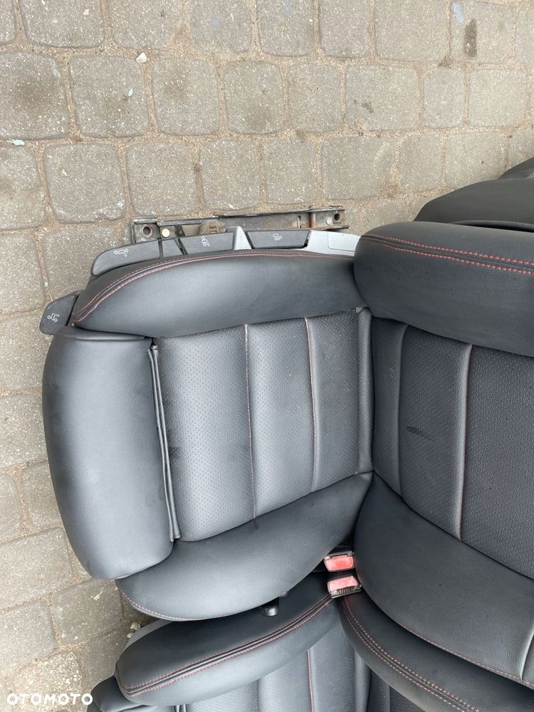 fotele fotel lewy prawy kanapa bmw e36 cabrio skóra czarny obszyte - 3